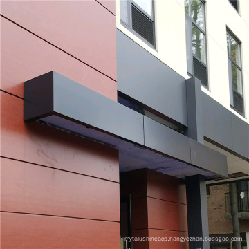 Decorative Laminated Cladding Metal Sheet Aluminum Composite Panels for Curtain Wall